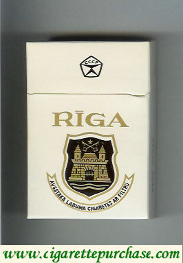 Riga cigarettes hard box