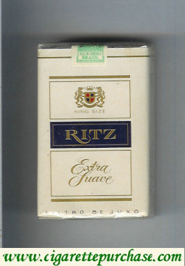 Ritz Extra Suave cigarettes soft box