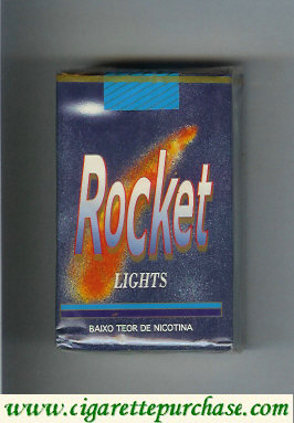 Rocket Lights cigarettes soft box