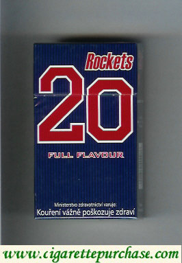 Rockets 20 Full Flavour cigarettes hard box