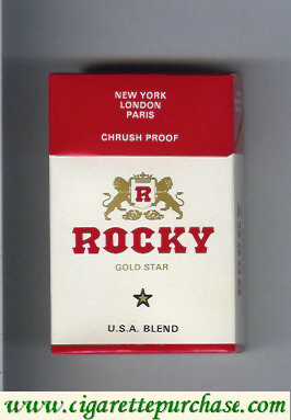 Rocky cigarettes hard box