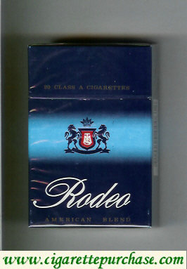 Rodeo American Blend cigarettes hard box
