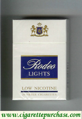 Rodeo Lights cigarettes hard box