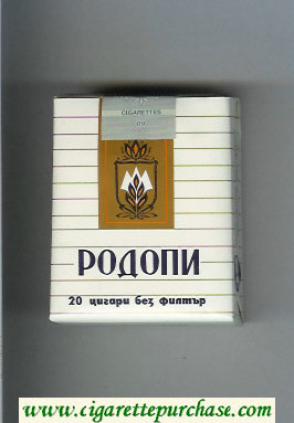 Rodopi white cigarettes soft box
