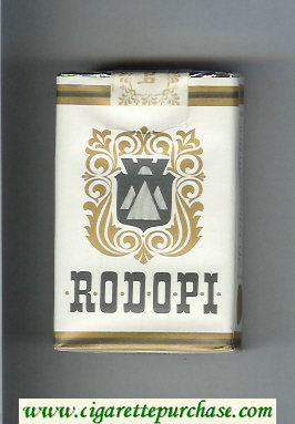 Rodopi white soft box cigarettes
