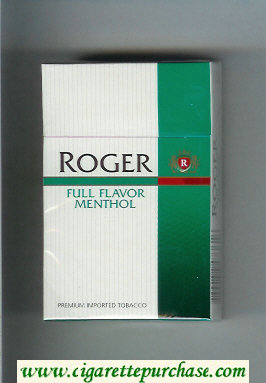 Roger Full Flavor Menthol cigarettes hard box