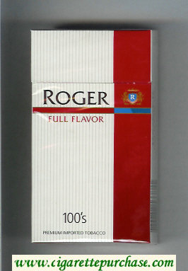 Roger Full Flavor 100s cigarettes hard box