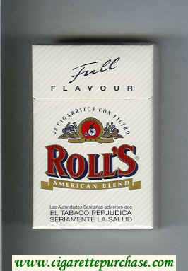 Roll's Full Flavour American Blend cigarettes hard box