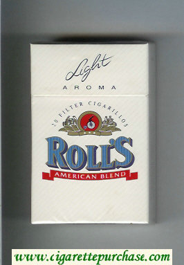 Roll's Light Aroma American Blend cigarettes hard box