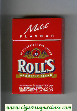 Roll's Mild Flavour American Blend cigarettes hard box