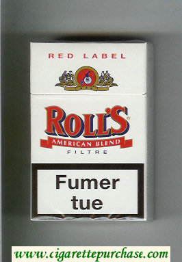 Roll's Red Label American Blend Filtre cigarettes hard box