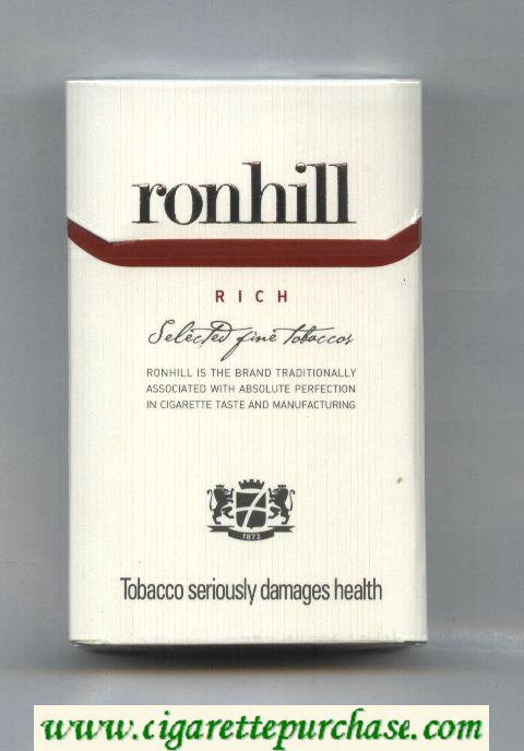 Ronhill Rich cigarettes hard box