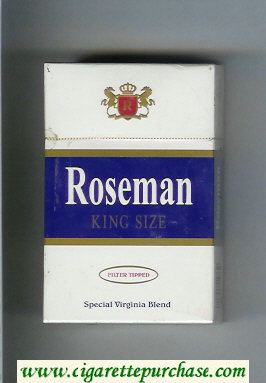 Roseman King Size Special Virginia Blend cigarettes hard box