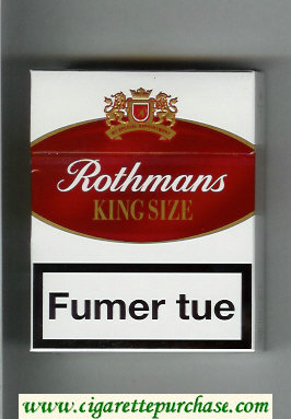 Rothmans King Size By Special Appointment 25 cigarettes white and red hard box