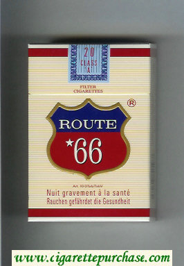 Route 66 cigarettes hard box