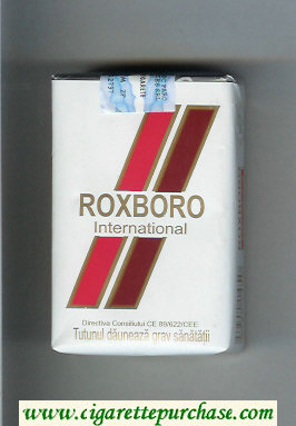 Roxboro International cigarettes soft box