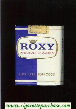 Roxy American Cigarettes Fine USA Tobaccos cigarettes soft box