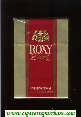 Roxy Dual International cigarettes hard box