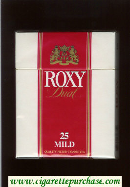 Roxy Dual 25 Mild cigarettes hard box
