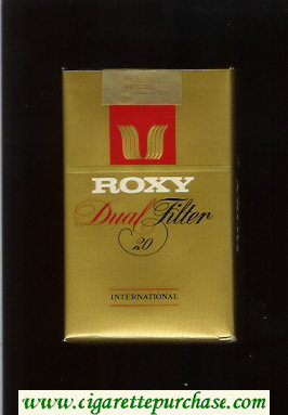 Roxy Dual Filter International cigarettes soft box