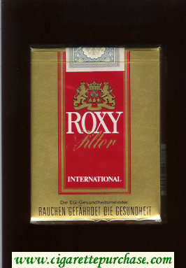 Roxy Filter International 25 cigarettes soft box