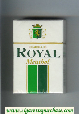 Royal Menthol cigarettes hard box