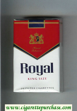 Royal Finest Tobacco King Size cigarettes soft box