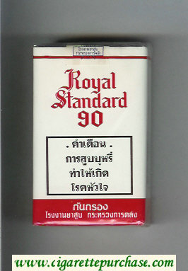 Royal Standard 90 cigarettes soft box