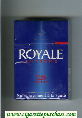 Royale Extreme Filtre cigarettes hard box