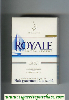 Royale Ultra Legere cigarettes hard box