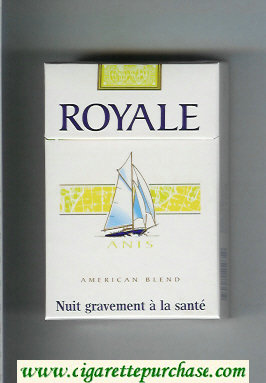 Royale Anis American Blend cigarettes hard box