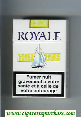 Royale Anis cigarettes hard box