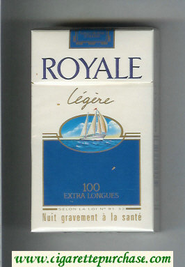 Royale Legere 100s cigarettes hard box