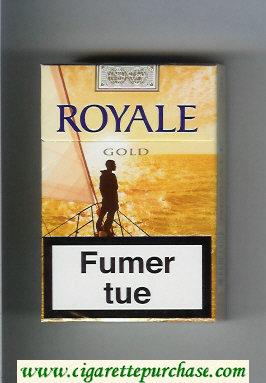 Royale cigarettes Gold hard box