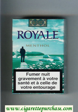 Royale Menthol cigarettes hard box