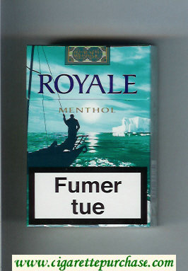 Royale Menthol hard box cigarettes