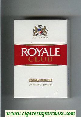 Royale Club American Blend Full Flavor cigarettes hard box