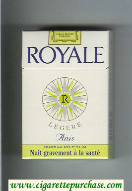 Royale R Legere Anis cigarettes hard box