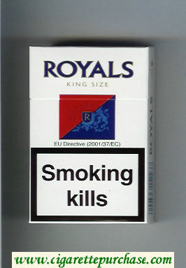 Royale cigarettes King Size Rothmans hard box