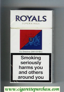 Royale Superkings 100s Rothmans cigarettes hard box