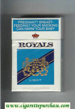 Royale Light cigarettes hard box