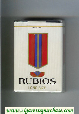 Rubios Long Size cigarettes soft box