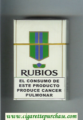 Rubios cigarettes Mentolados hard box