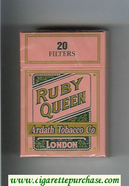 Ruby Queen Ardath Tobacco Co London cigarettes hard box