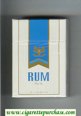 Rum cigarettes hard box