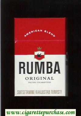 Rumba Original American Blend cigarettes hard box