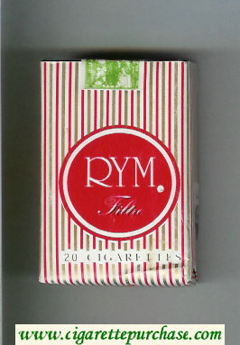 Rym Filtre cigarettes red and white soft box