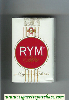 Rym Filtre cigarettes white and red soft box