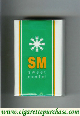 SM Sweet Menthol cigarettes soft box