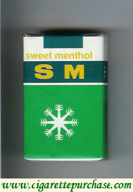 SM Sweet Menthol cigarettes soft box